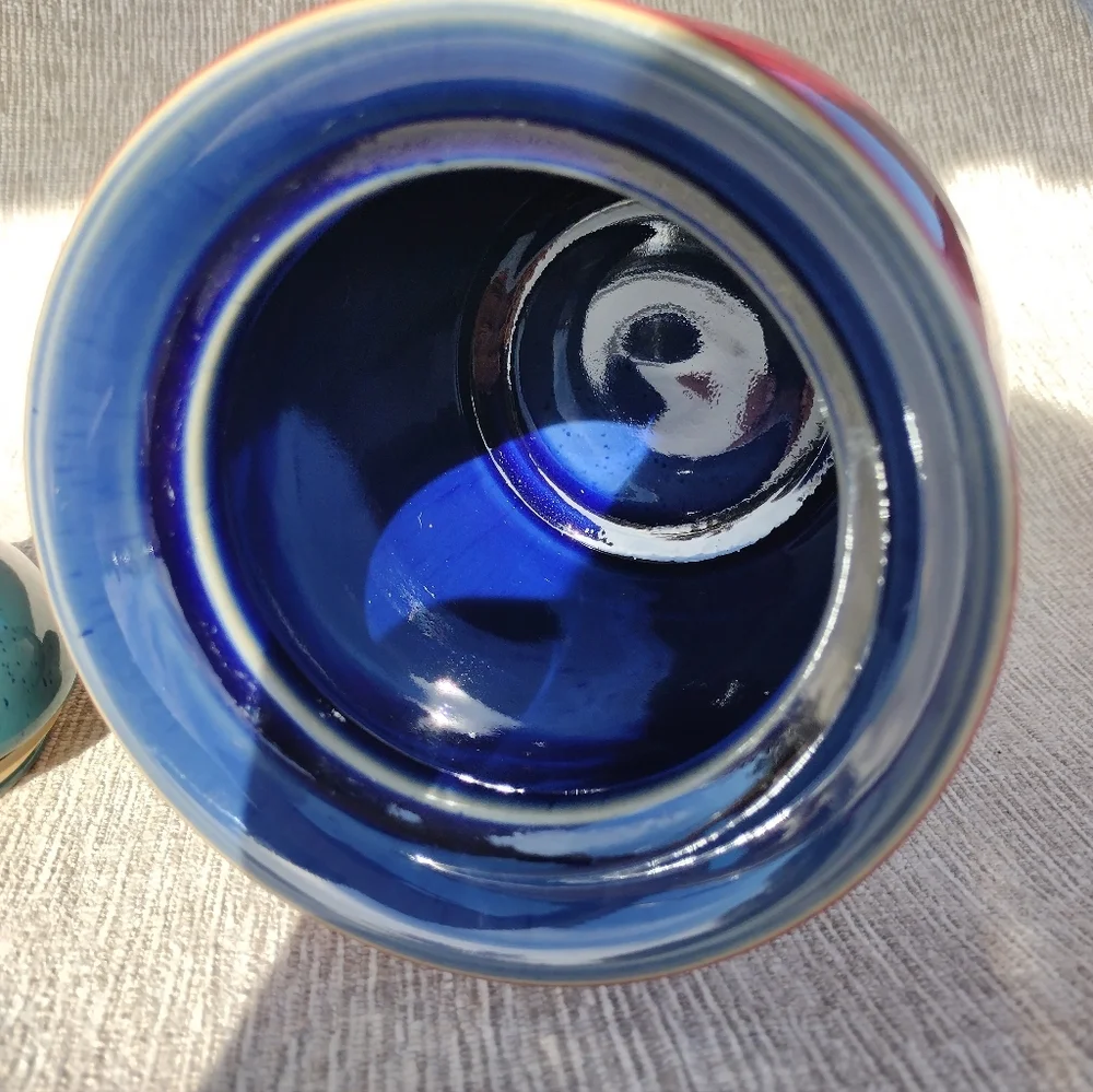 Harlequin 6" Storage Jar w/Lid By Denby - Picture 13 of 16